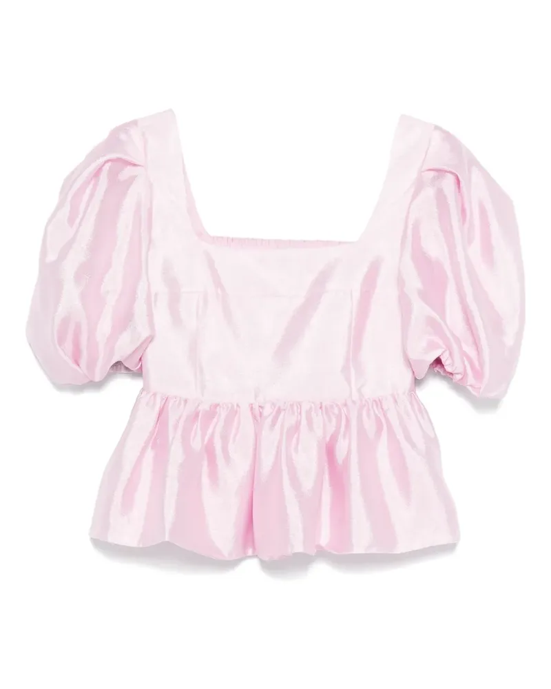 Stine Goya Oberteil mit Schößchen - Rosa Rosa