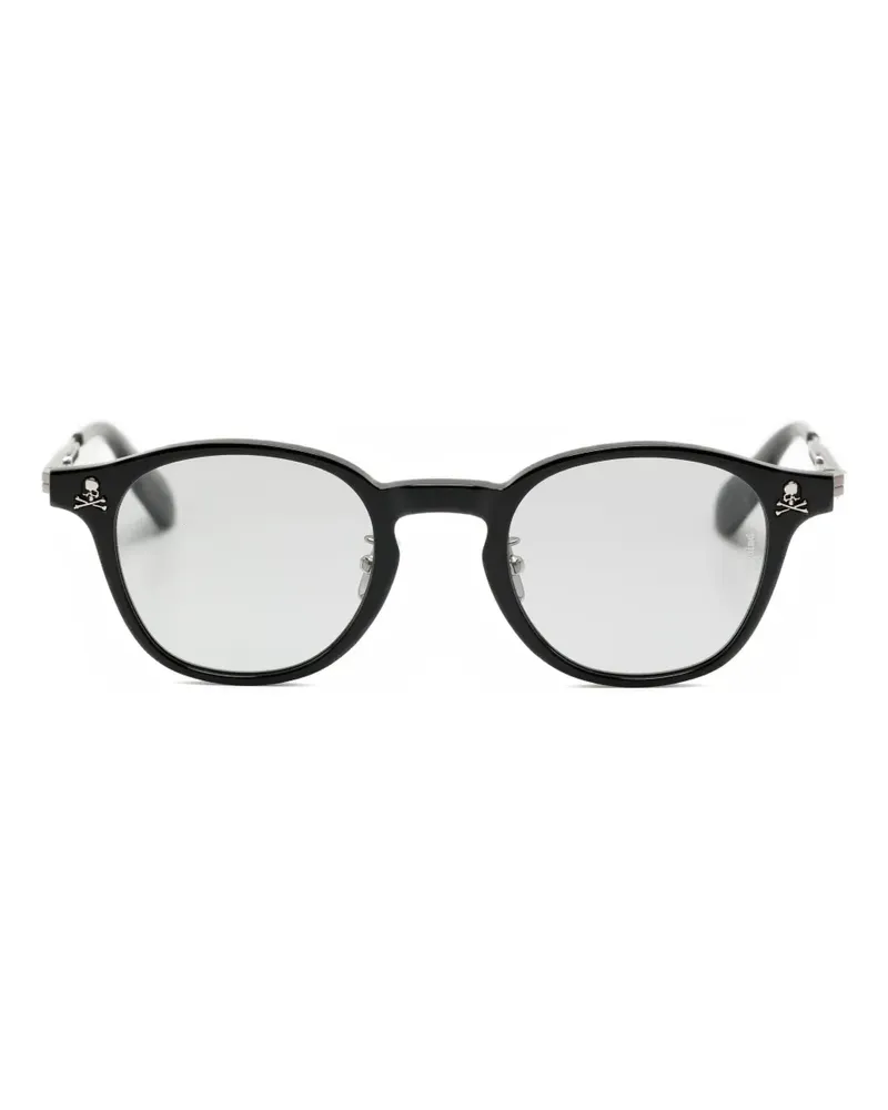 Mastermind Japan Sonnenbrille mit eckigem Gestell - Schwarz Schwarz