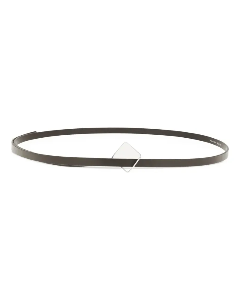 The Row Rhombus leather belt - Braun Braun