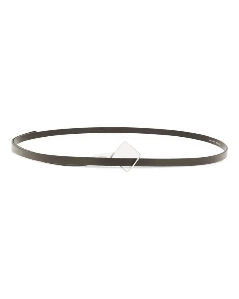 The Row Rhombus leather belt - Braun Braun
