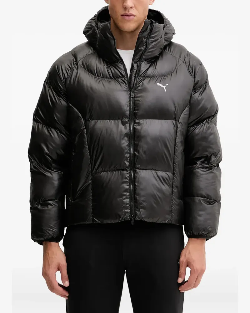 Puma Jacke mit Kapuze - Schwarz Schwarz