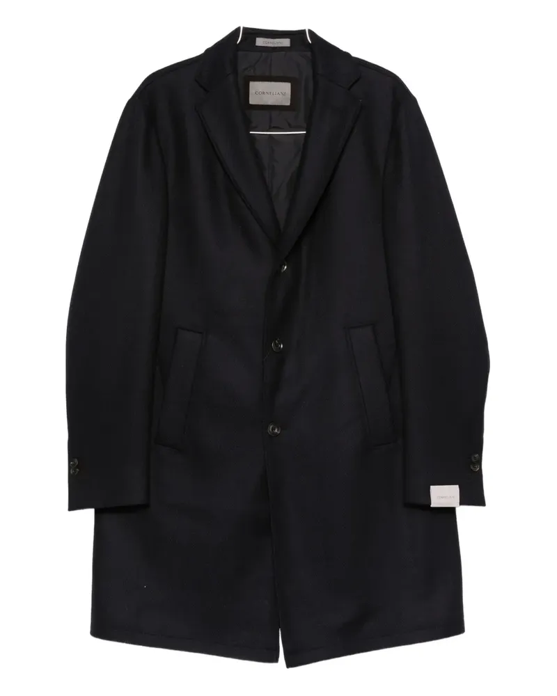 Corneliani button coat - Blau Blau