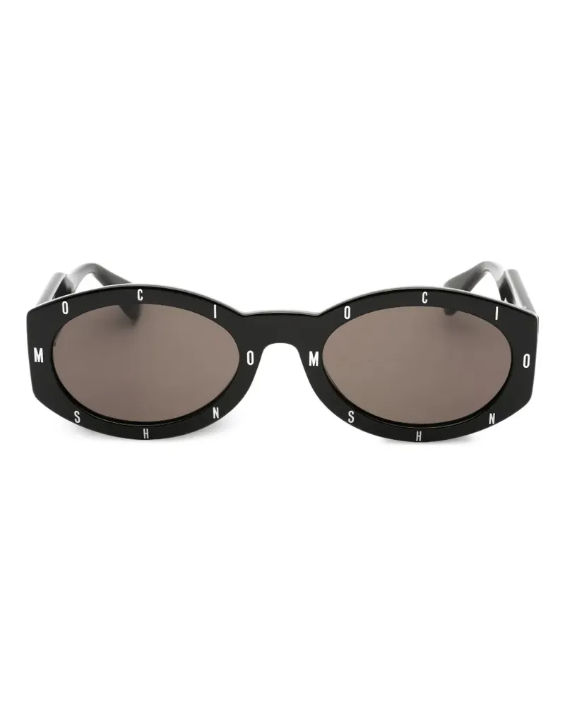 Moschino Klassische Sonnenbrille - Schwarz Schwarz