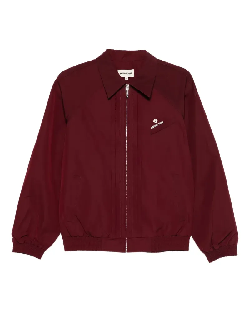 SHUSHU/TONG Sportjacke mit Logo - Rot Rot