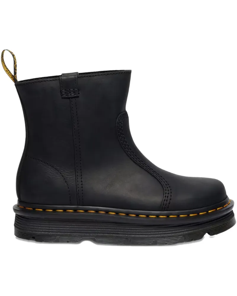 Dr.Martens Zebzag Rigger slip-on leather boots - Schwarz Schwarz