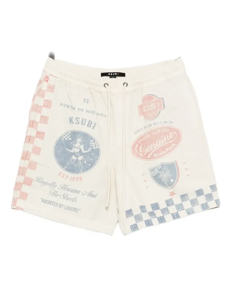 ksubi Pit Lane Life Shorts - Nude Nude