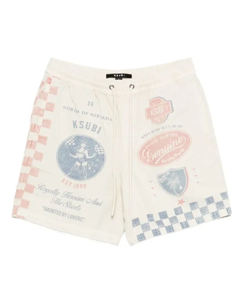 ksubi Pit Lane Life Shorts - Nude Nude