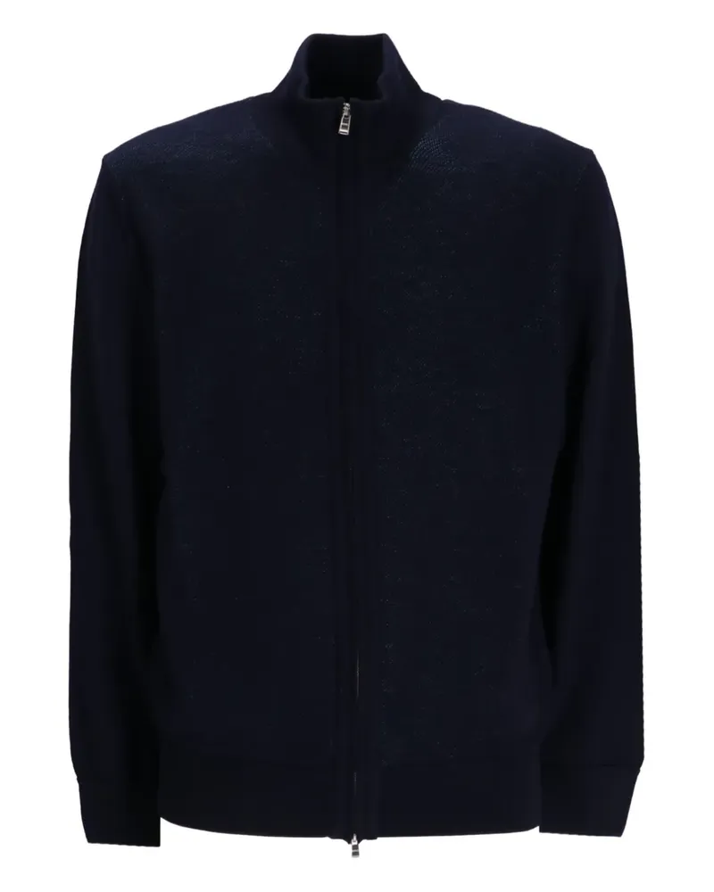 HUGO BOSS Cardigan mit Reißverschluss - Blau Blau