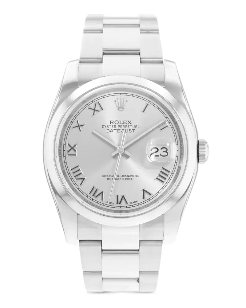 Rolex Datejust Armbanduhr 36mm - Silber Silber