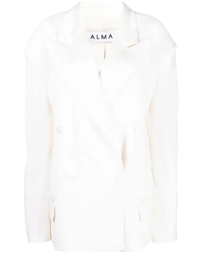 ALMAZ Doppelreihiger Oversized-Blazer - Nude Nude