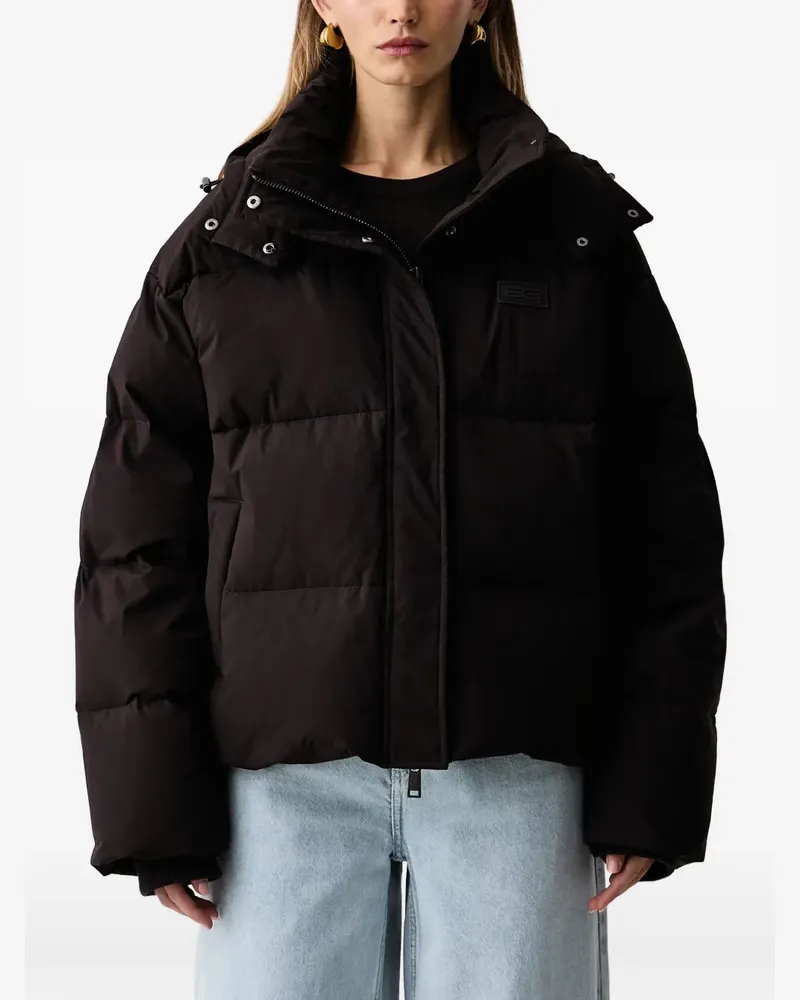 Gestuz Roa quilted hooded jacket - Braun Braun