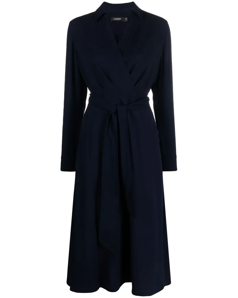 Ralph Lauren Rowella Wickelkleid - Blau Blau