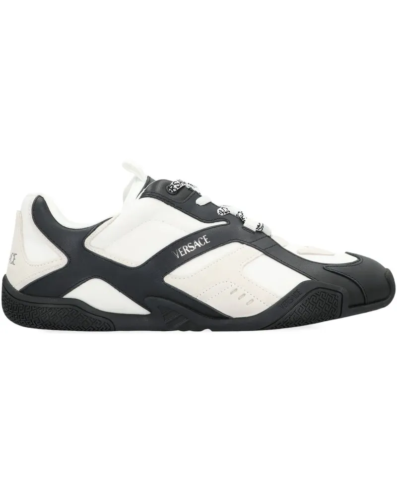 Versace Galaxia panelled-designer sneakers - Weiß Weiß