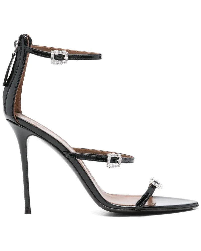 Giuseppe Zanotti Sandalen aus Lackleder 105mm - Schwarz Schwarz