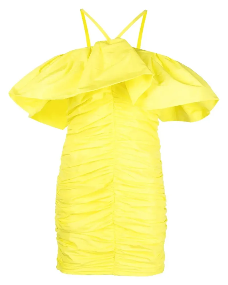 MSGM Minikleid mit Rüschen - Gelb Gelb