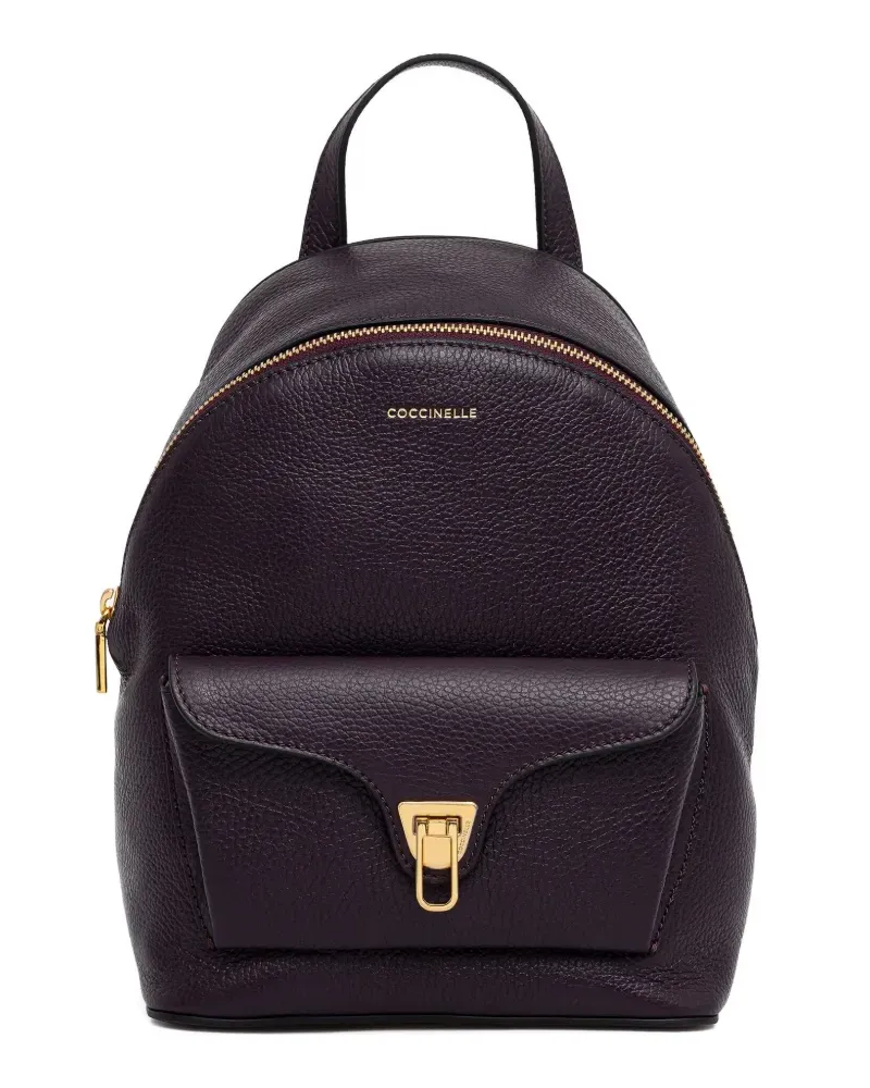 Coccinelle Rucksack mit Logo-Detail - Violett Violett