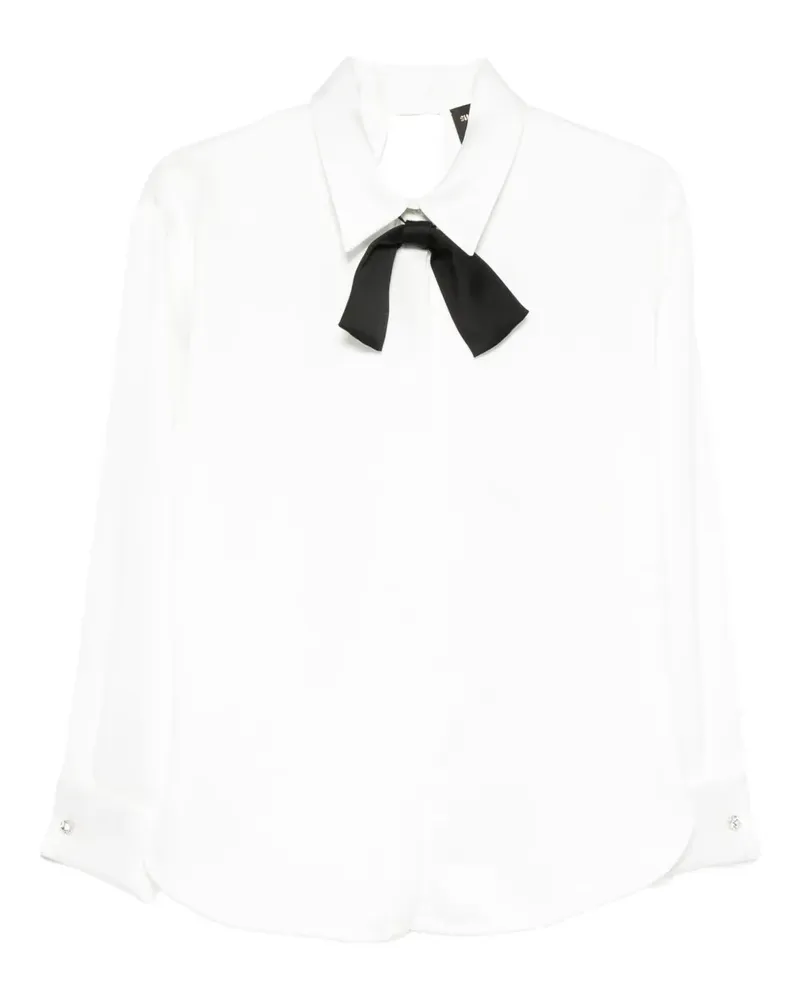 Simona Corsellini bow shirt - Weiß Weiß