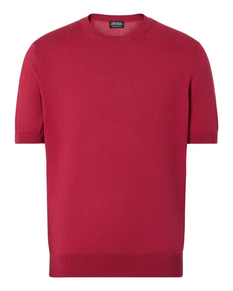 Ermenegildo Zegna Klassisches T-Shirt - Rot Rot