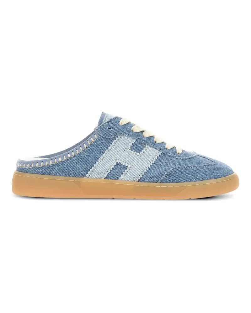 Hogan Sneakers mit Logo-Applikation - Blau Blau