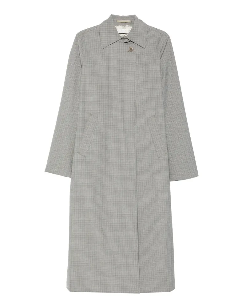 Our Legacy Capital single-breasted checked coat - Grau Grau