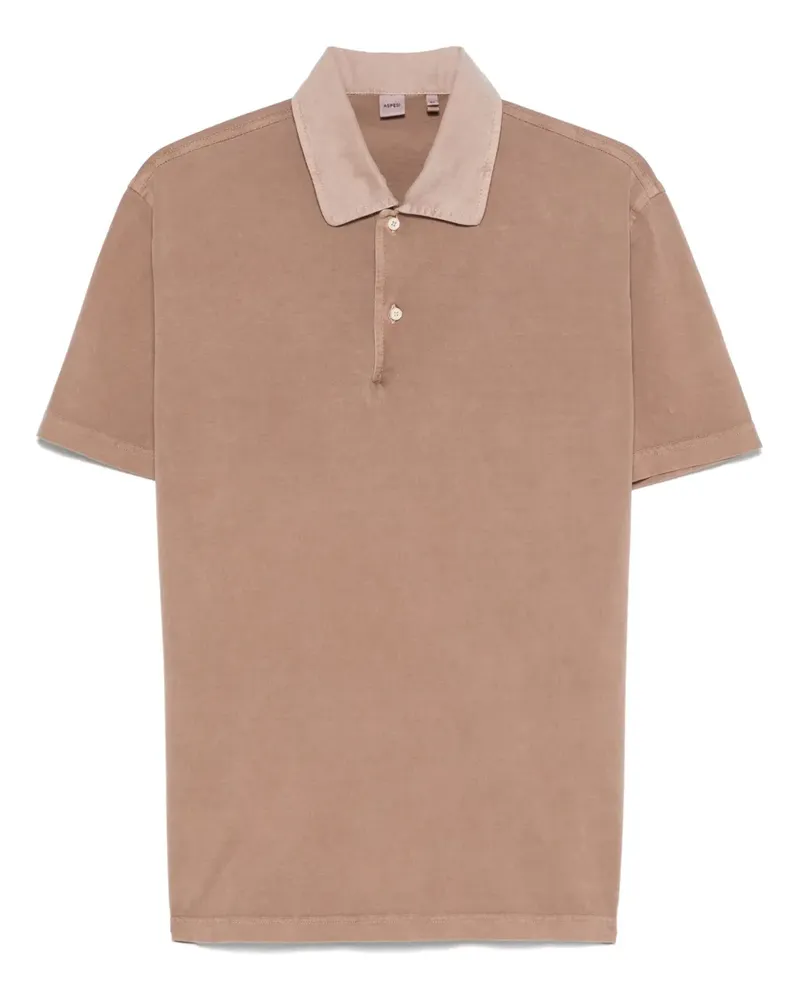 ASPESI Klassisches Poloshirt - Nude Nude