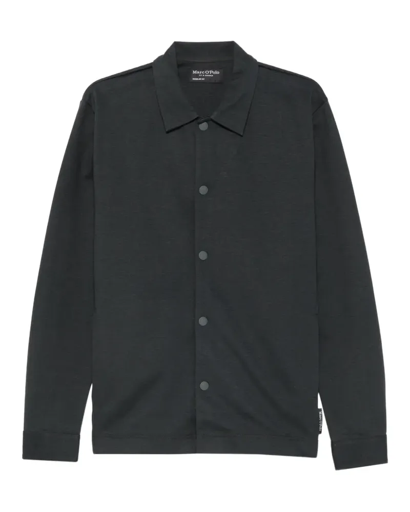 Marc O'Polo Hemdjacke mit Knopfleiste - Grau Grau