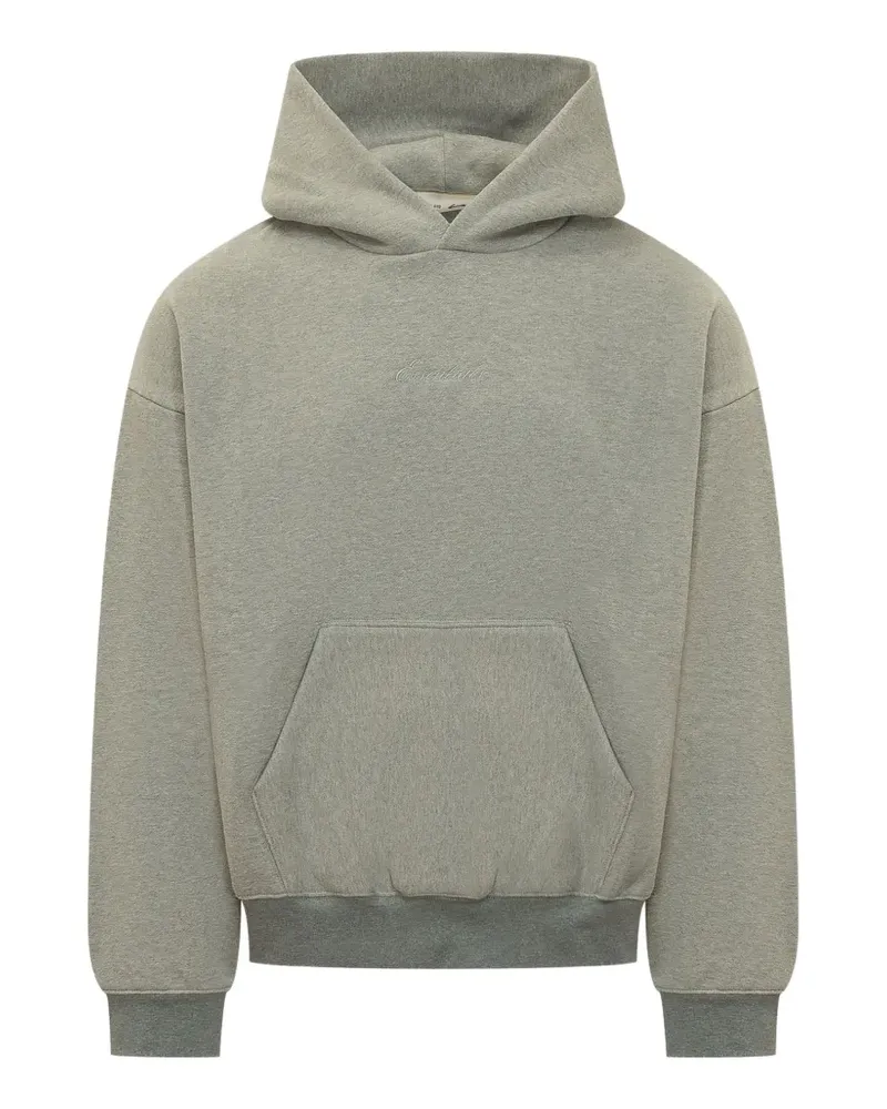 Fear of God Essentials logo-embroidered hoodie - Grau Grau