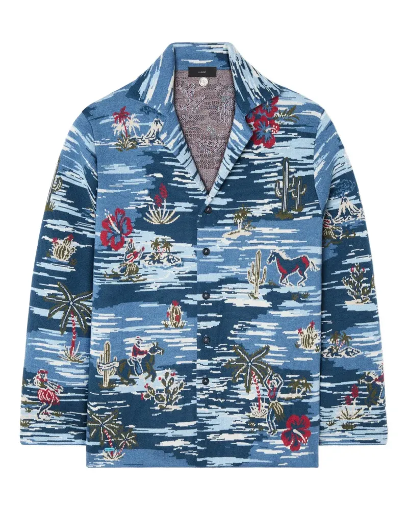 Alanui Tex-Hawaii Roundtrip Hemd - 4844-Midnight-Multicolor 4844-midnight-multicolor