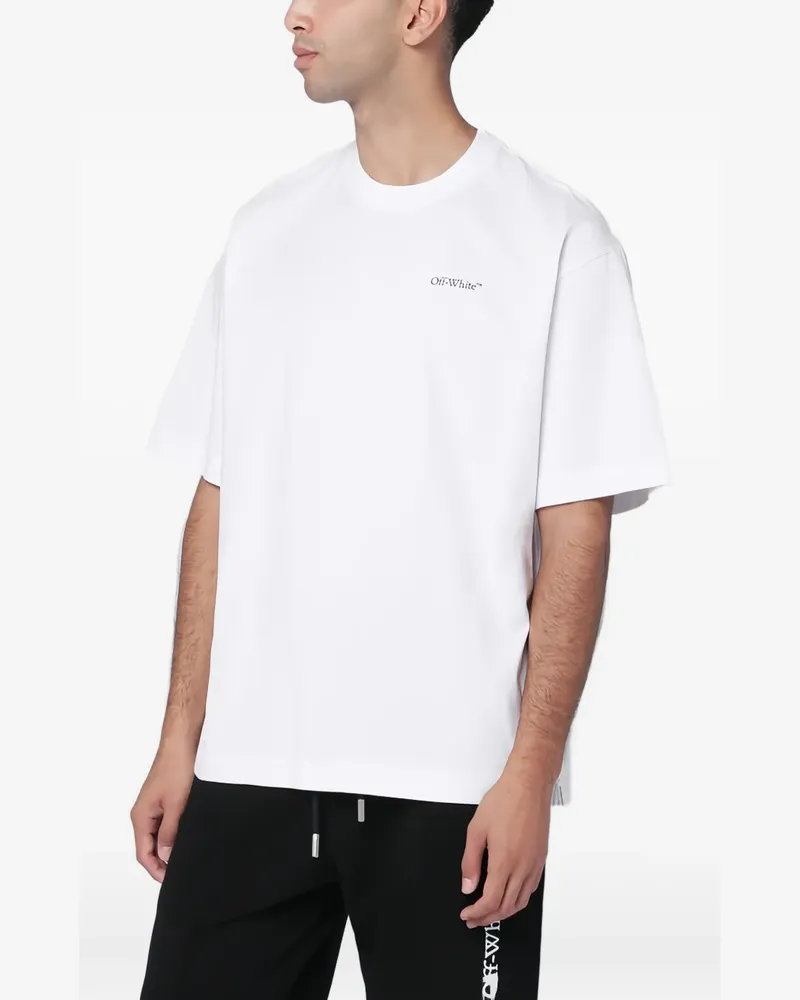 OFF-WHITE T-Shirt mit Arrows-Print - Weiß Weiß