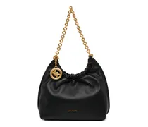Mittelgroße Indie Schultertasche - Schwarz