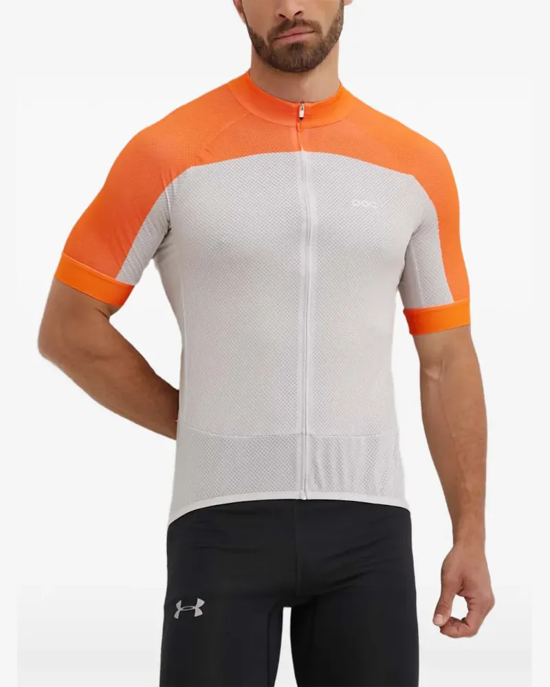 POC Sportjacke in Colour-Block-Optik - Weiß Weiß