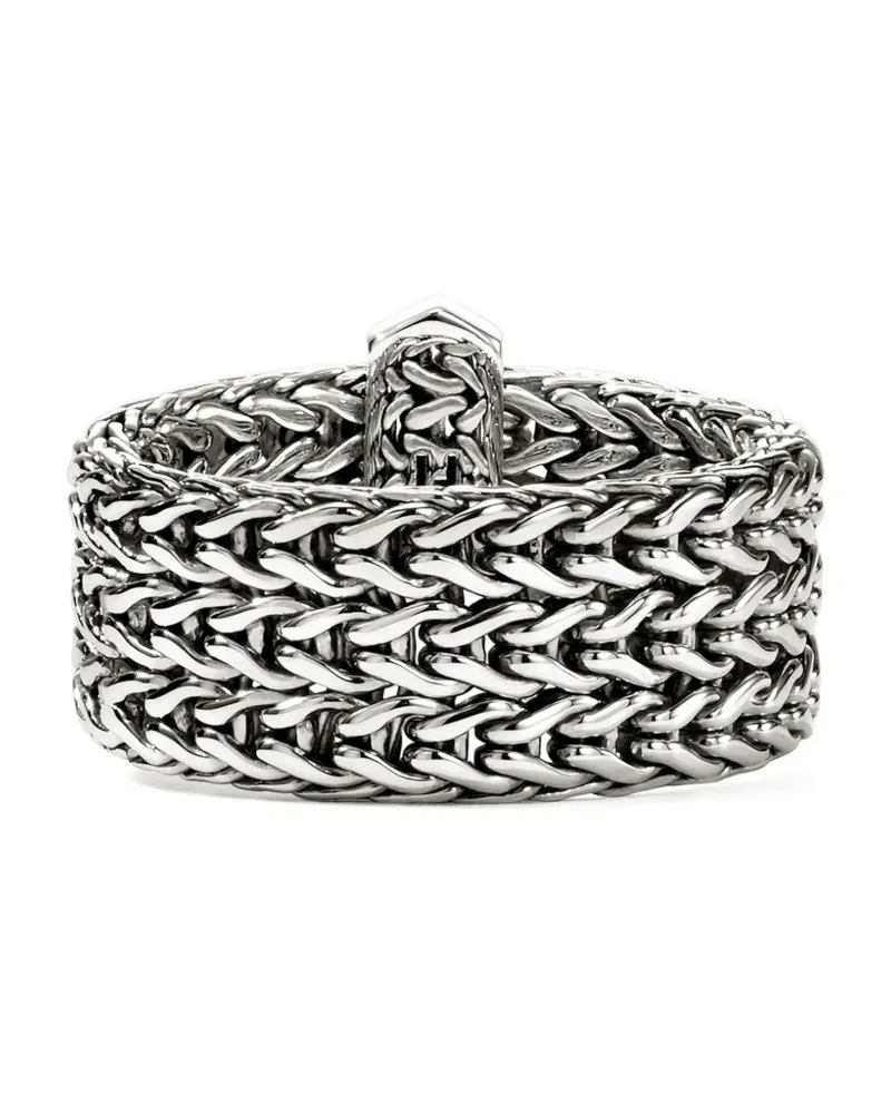 John Hardy Sterling Silver Diamond Ring - Silber Silber