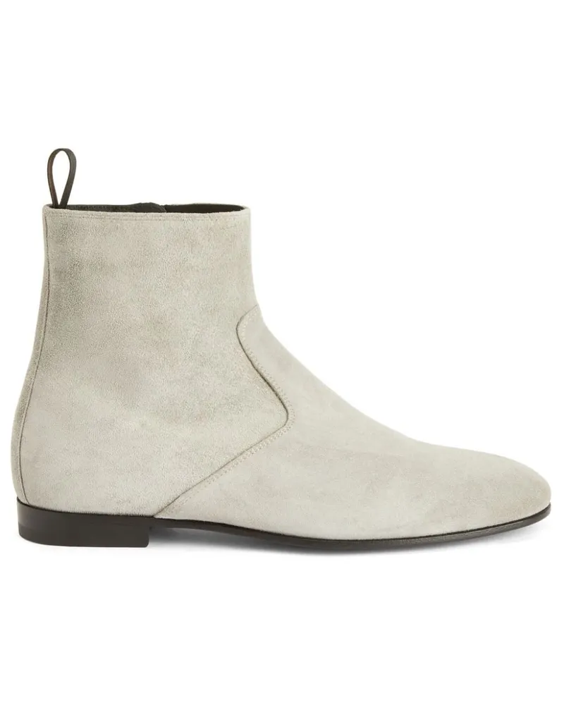 Giuseppe Zanotti Ron Wildlederstiefel - Grau Grau