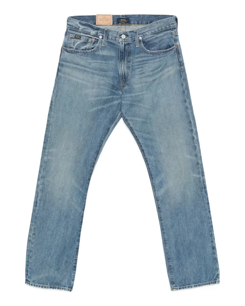 Ralph Lauren logo-patch jeans - Blau Blau