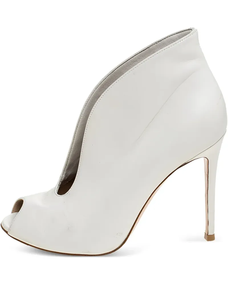 Gianvito Rossi Stiefel mit Absatz 100mm - Weiß Weiß