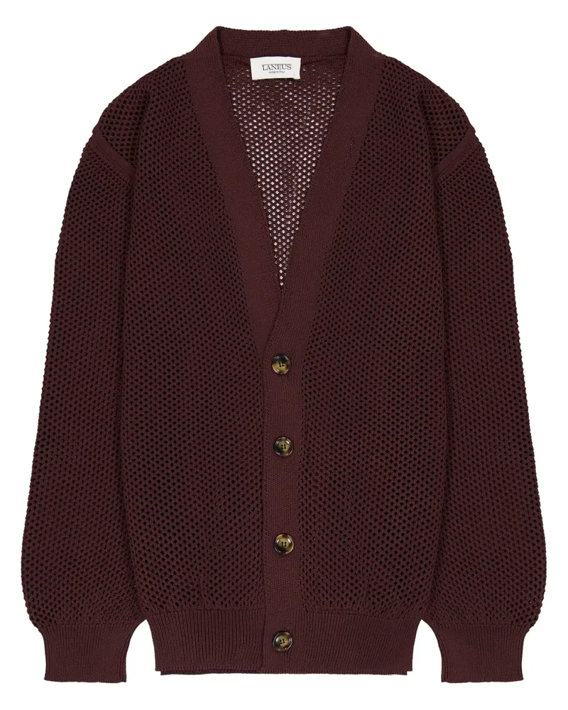 Laneus Gestrickter Cardigan - Braun Braun