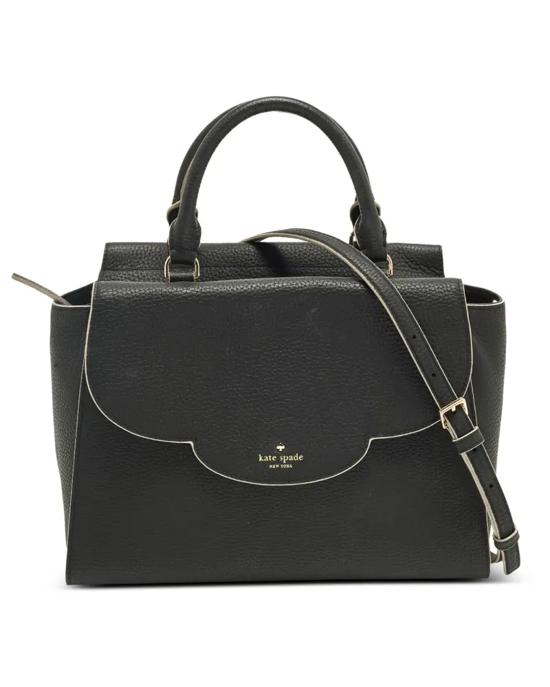 Kate Spade Leewood Place Makayla Satchel-Tasche - Schwarz Schwarz