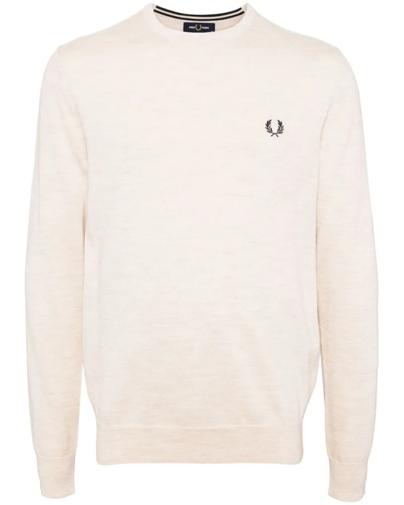 Fred Perry Pullover mit Rundhalsausschnitt - Nude Nude