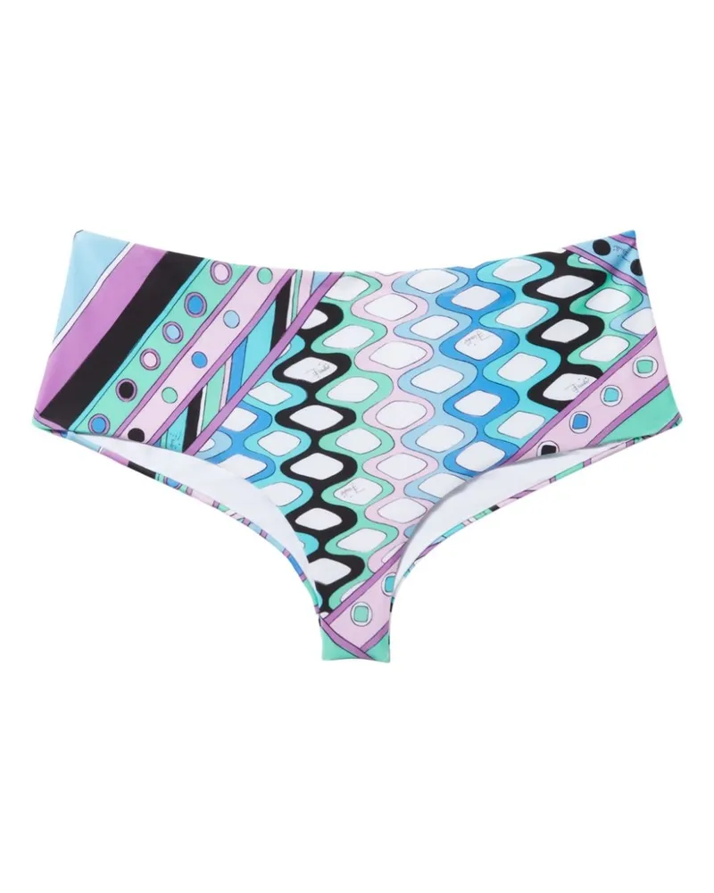 Emilio Pucci Bikinihöschen im Vivara-Print - Blau Blau
