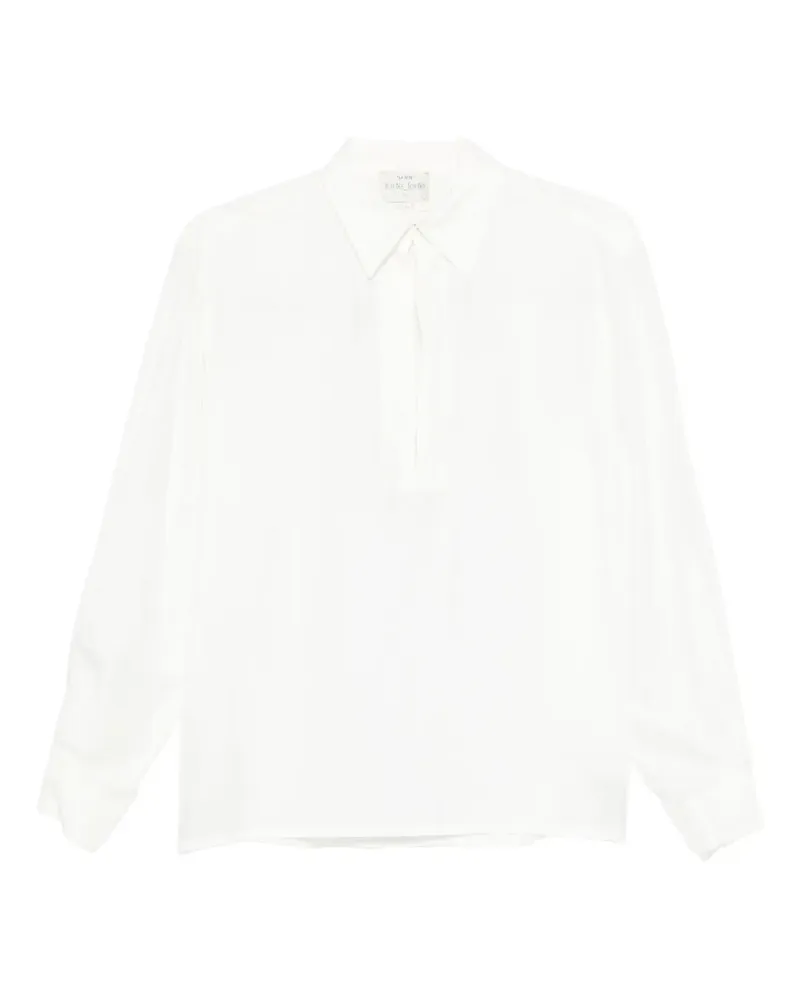 forte_forte Bluse aus Seide - Weiß Weiß