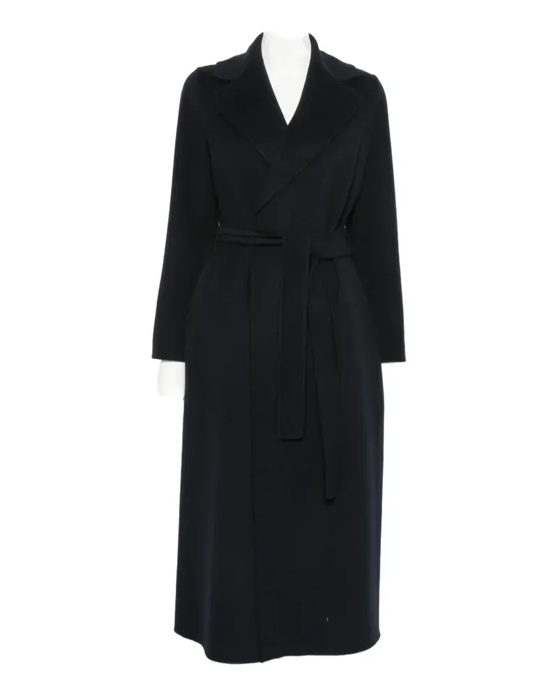 Max Mara Poldo belted coat - Blau Blau