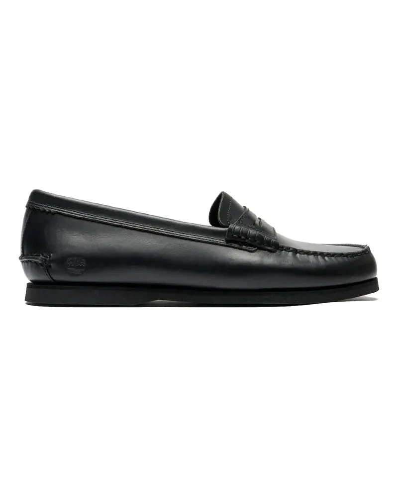 Timberland logo-embossed penny loafers - Schwarz Schwarz