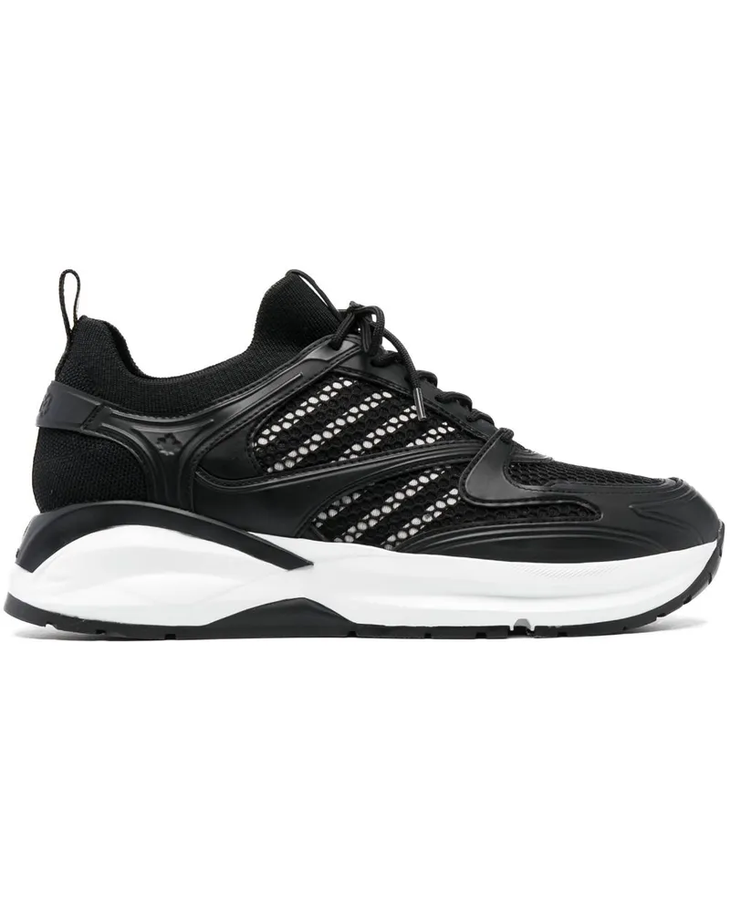 Dsquared2 x Dash Sneakers mit Kontrasteinsätzen - Schwarz Schwarz
