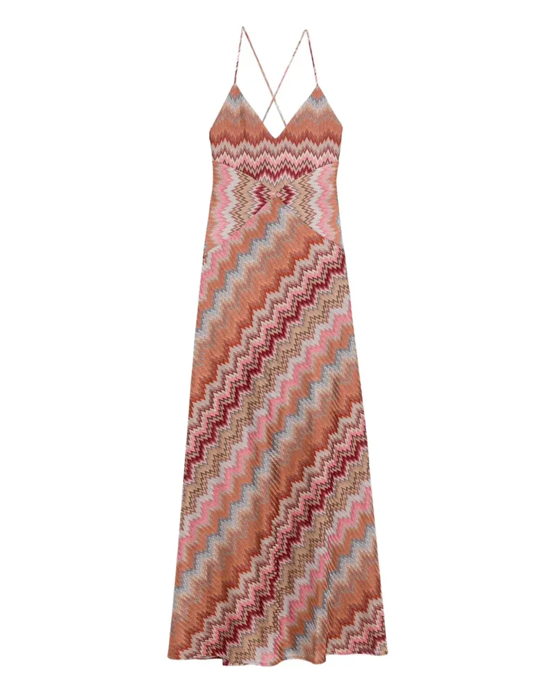 Missoni sleeveless maxi dress - Braun Braun