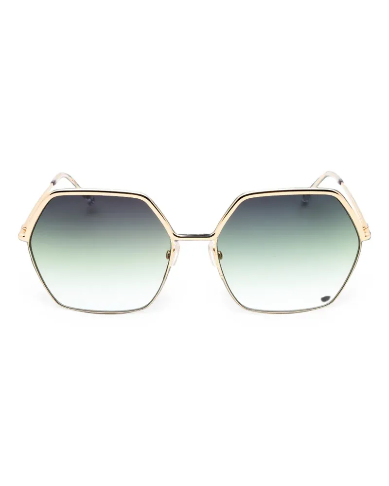 Isabel Marant Sonnenbrille mit Oversized-Gestell - Gold Gold