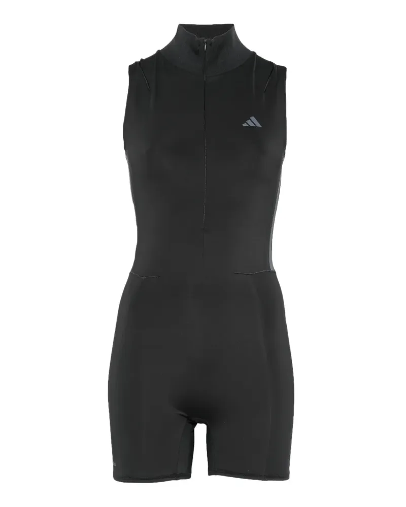 adidas x Entire Studios logo-print jumpsuit - Schwarz Schwarz