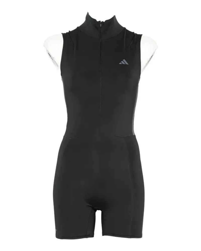 adidas x Entire Studios logo-print jumpsuit - Schwarz Schwarz