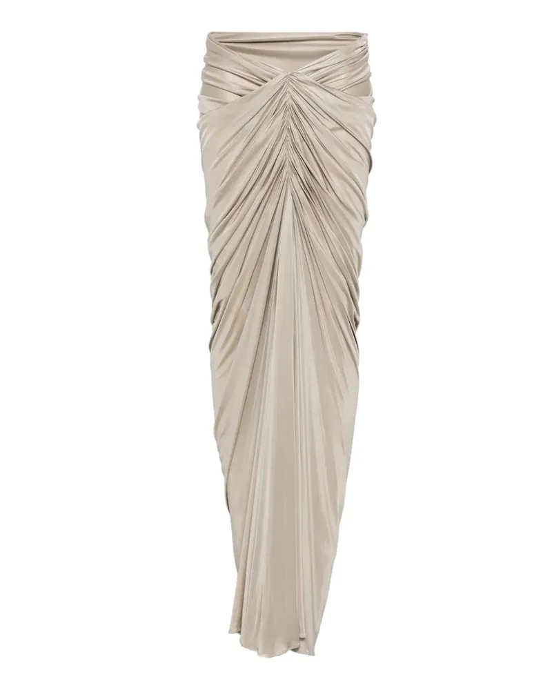 ATLEIN ruched pocket skirt - Nude Nude