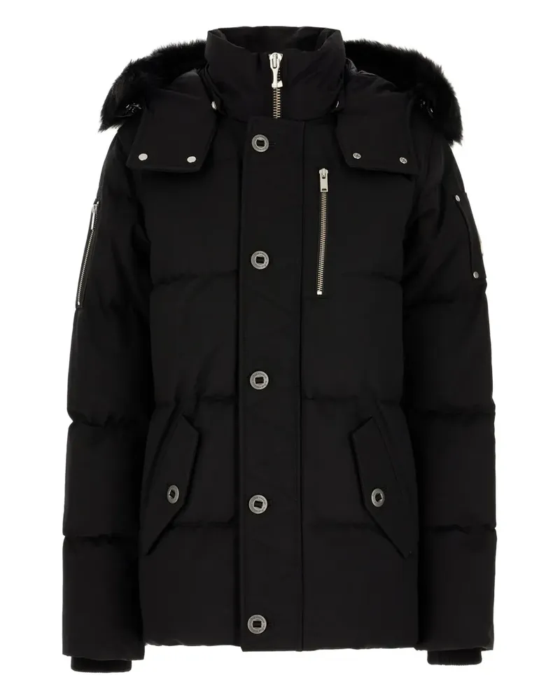Moose Knuckles Gefütterte Kapuzenjacke - Schwarz Schwarz