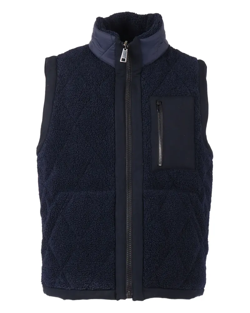 Ballantyne reversible zip gilet - Blau Blau